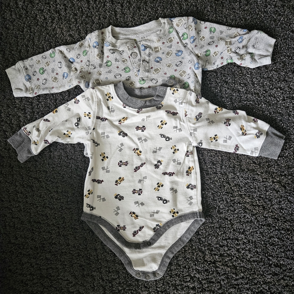 Baby long sleeve sports shirt.  6-12 months. Gymboree and Jumping Beans